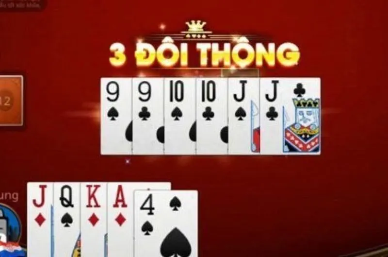 3 đôi thông - Bộ bài có sức mạnh trong Tiến Lên Miền Nam