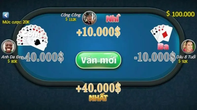 Cách đọc bài trong Tiến Lên Miền Nam