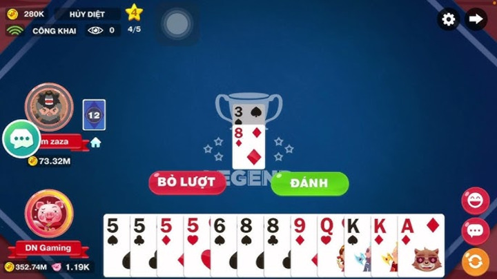 Giao Diện Mới Tiến lên miền nam Có Gì Hot? 