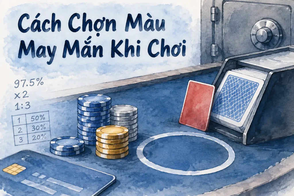 Cách chọn màu may mắn khi chơi Tiến Lên Miền Nam