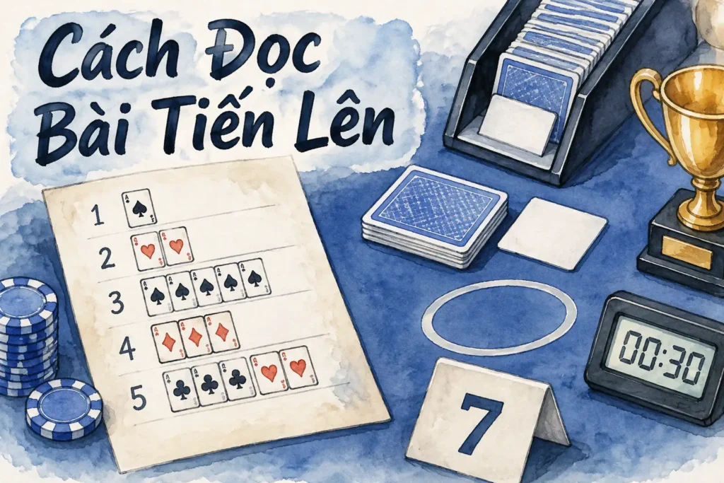 Cách đọc bài Tiến lên