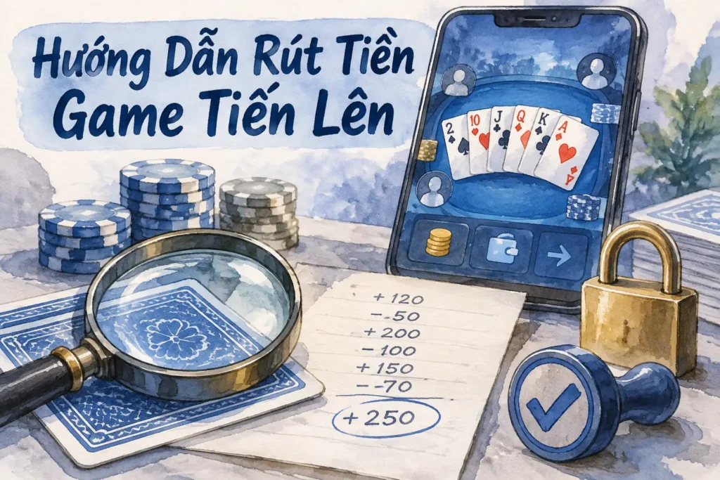 Hướng Dẫn Rút Tiền game Tiến lên miền nam miễn phí