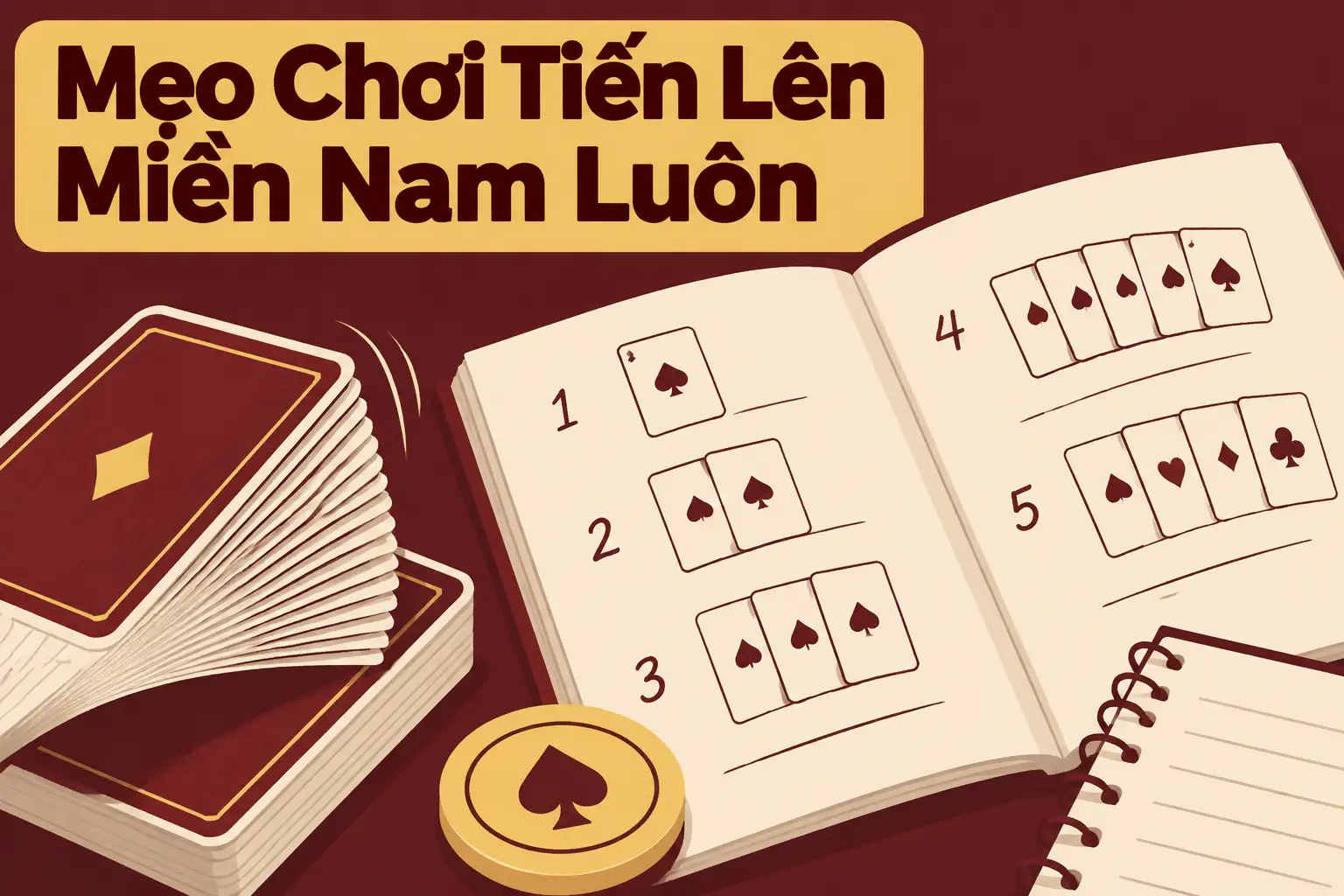 Nhiều người chơi nghĩ rằng Tiến Lên Miền Nam chỉ đơn thuần là trò chơi may rủi - mẹo chơi tiến lên miền nam luôn thắng