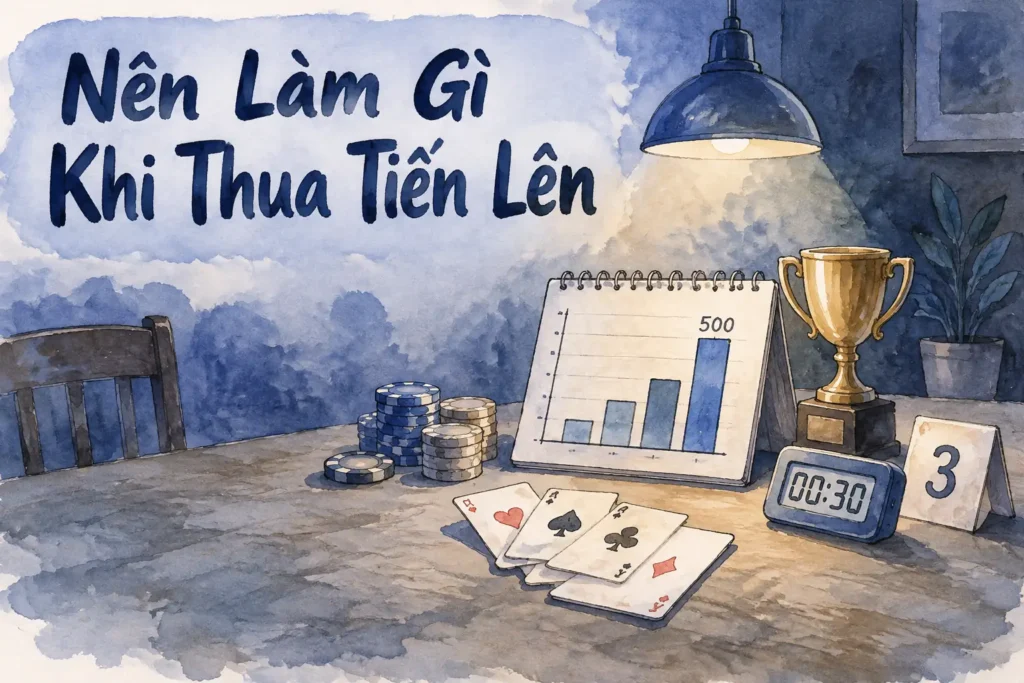 Nên làm gì khi thua Tiến Lên Miền Nam liên tục