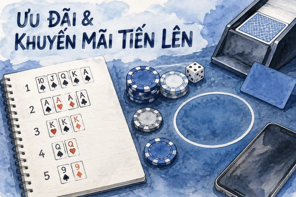Ưu Đãi & Khuyến Mãi Tiến lên miền nam dành cho tân thủ